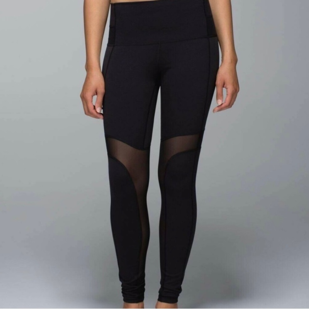 Breathe Easy Lululemon mesh leggings